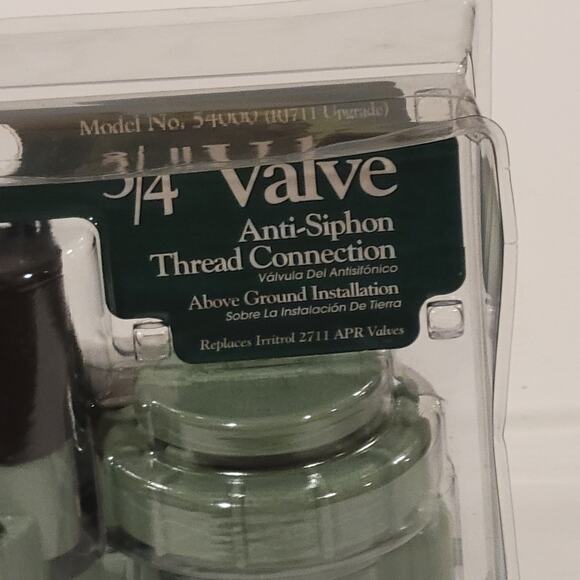 Lawn Genie RJ 3/4" Anti-Siphon Valve with Flow Control - 54000 New, sealed - Picture 3 of 14